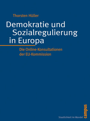 cover image of Demokratie und Sozialregulierung in Europa